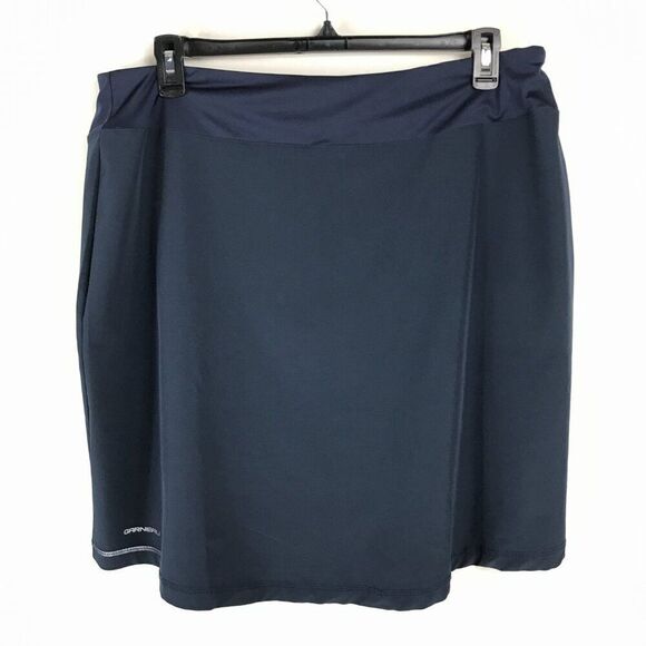 Louis Garneau Barcelona Skirt Women's Plus Size XXL Navy Pull-On Stretch Active - Picture 2 of 6